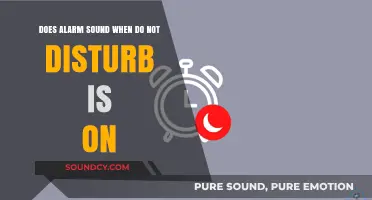 Does Alarm Sound When Do Not Disturb is On?