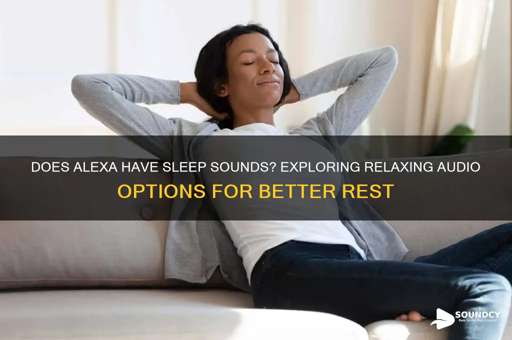 does alexa have sleep sounds