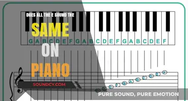 Do All Piano E Notes Sound Identical? Exploring Tonal Nuances