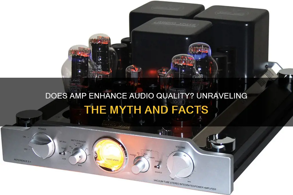 does amp improve sound quality
