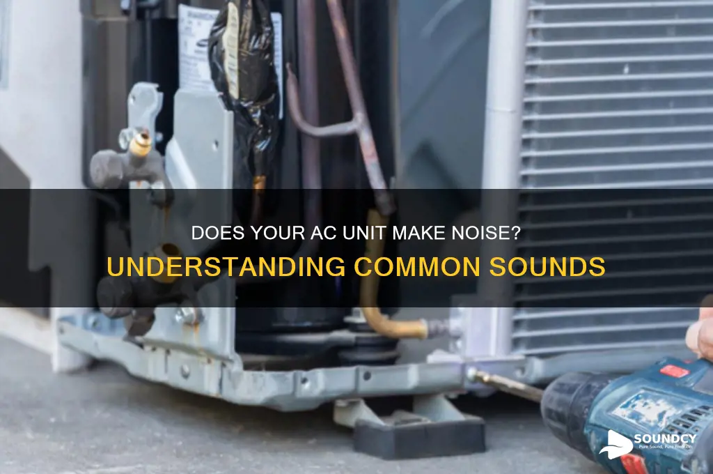 does an ac unit have the sound on it