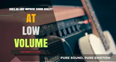 Enhancing Audio: Does an Amp Boost Sound Quality at Low Volume?