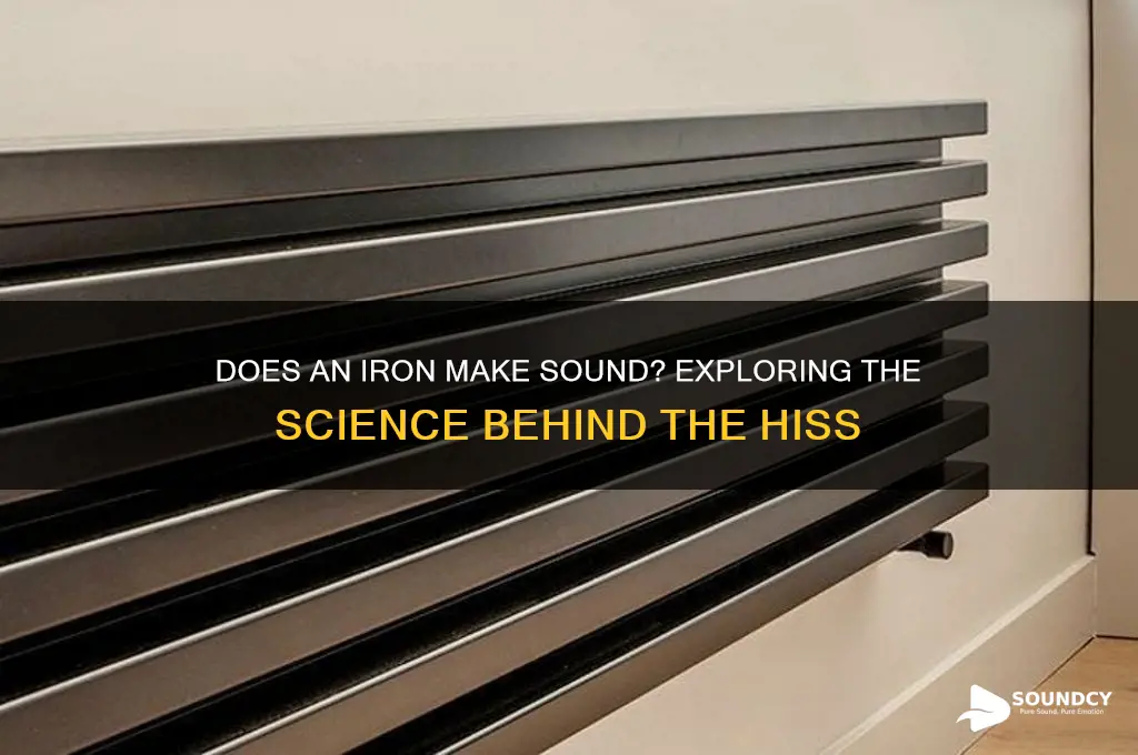 does an iron make sound
