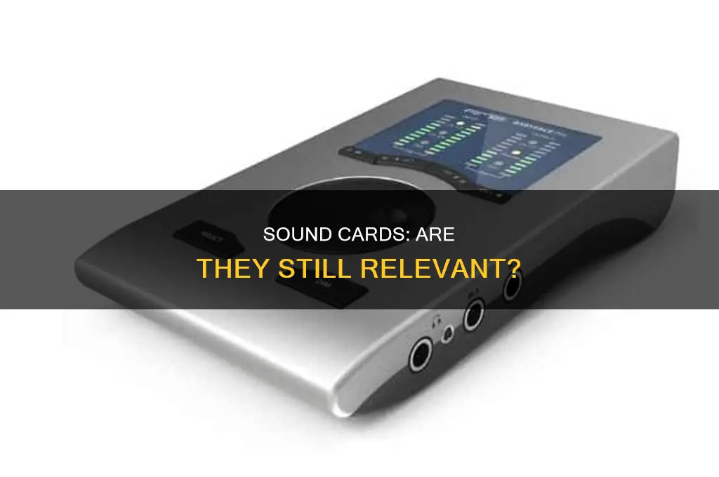 does anyone buy sound cards anymore