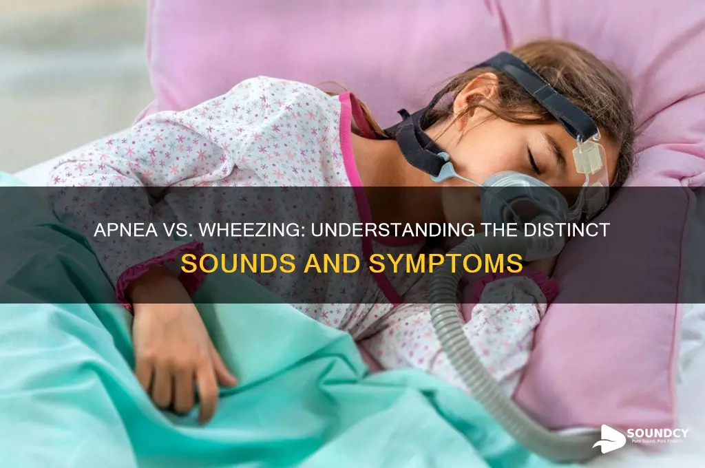 does apnea sound like wheezing