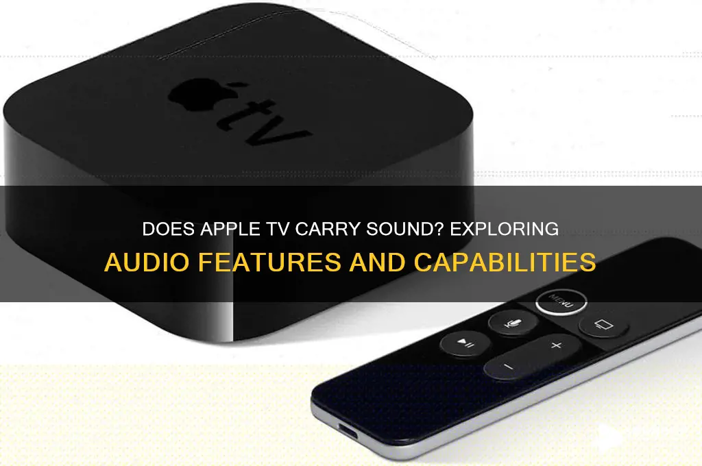 does apple tv carry sound