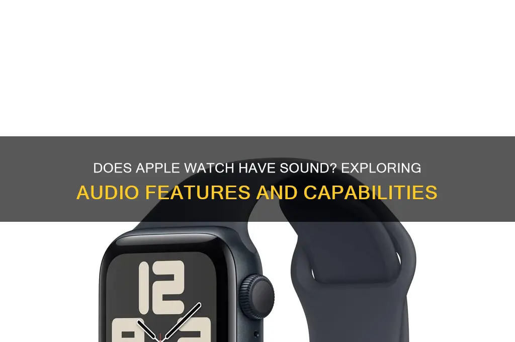 does apple watch have sound