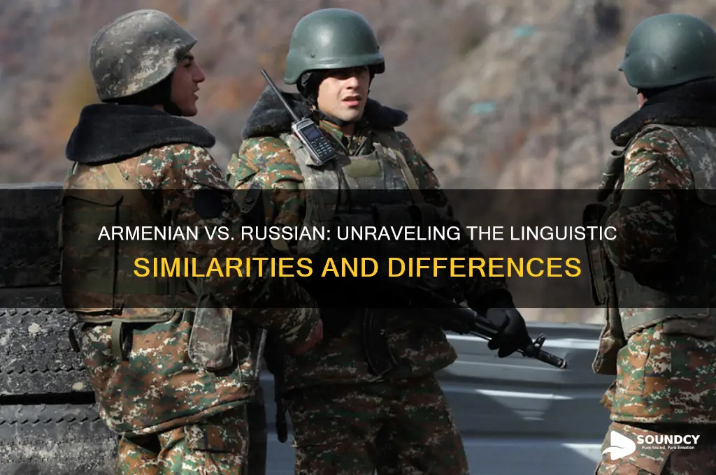 does armenian sound like russian