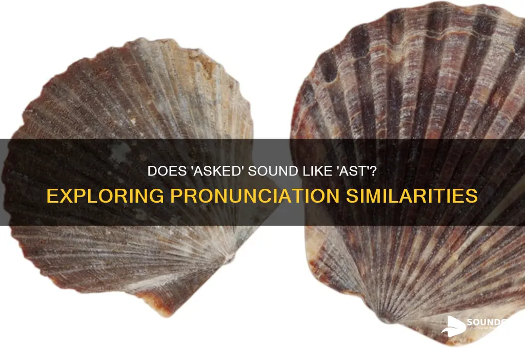 does asked sound like ast