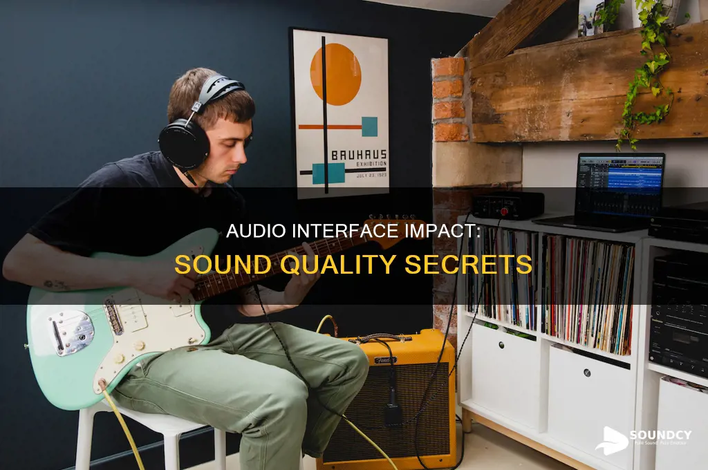 does audio interface affect sound quality