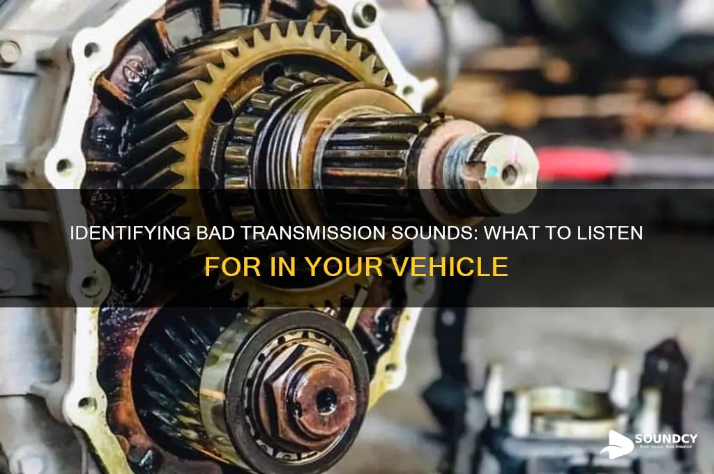 does bad transmission sound like