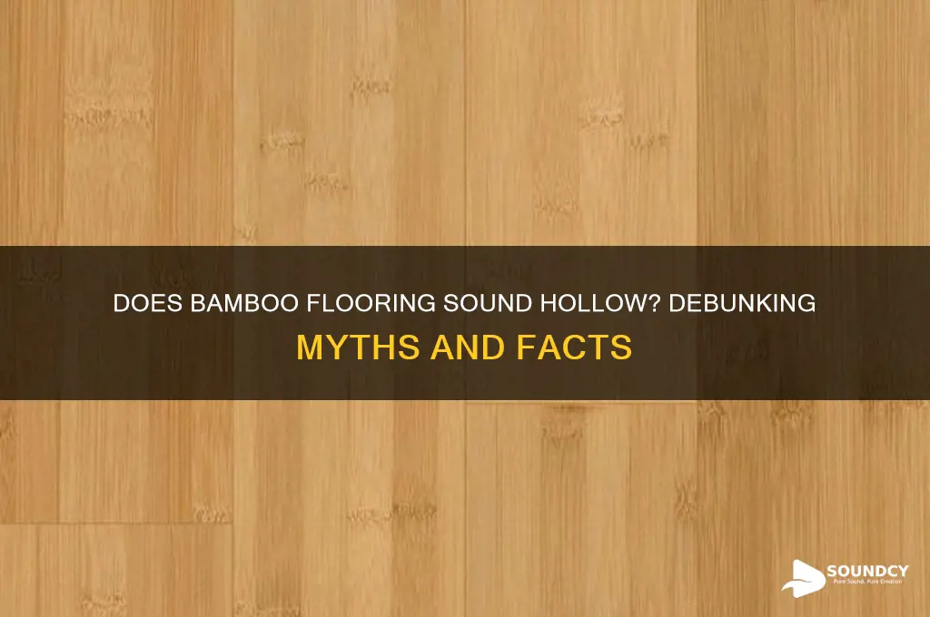 does bamboo flooring sound hollow