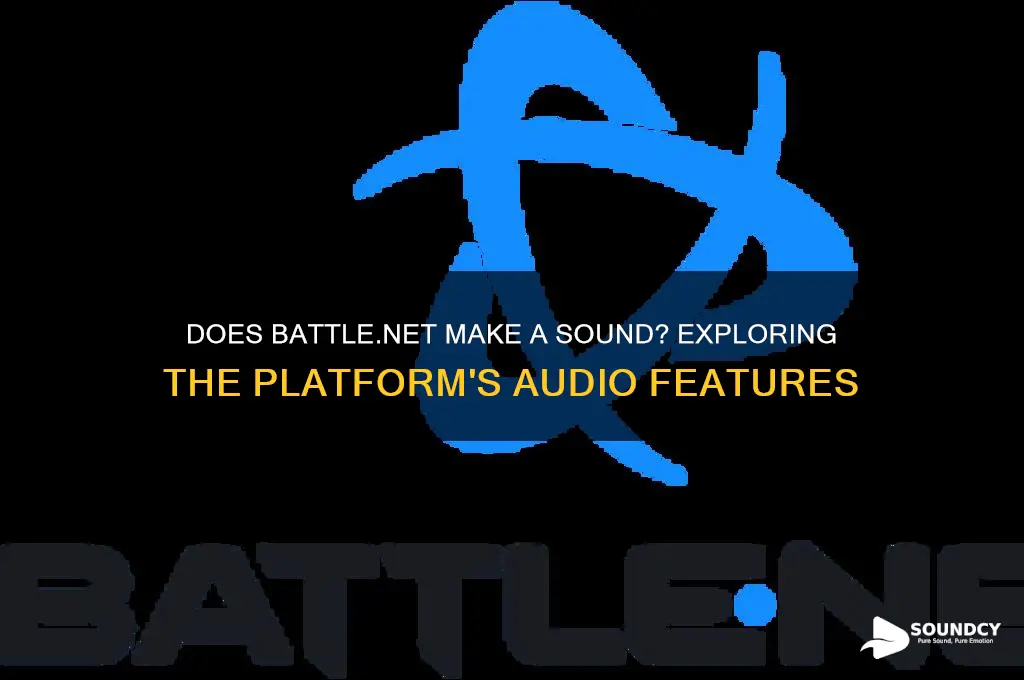 does battlenet make a sound