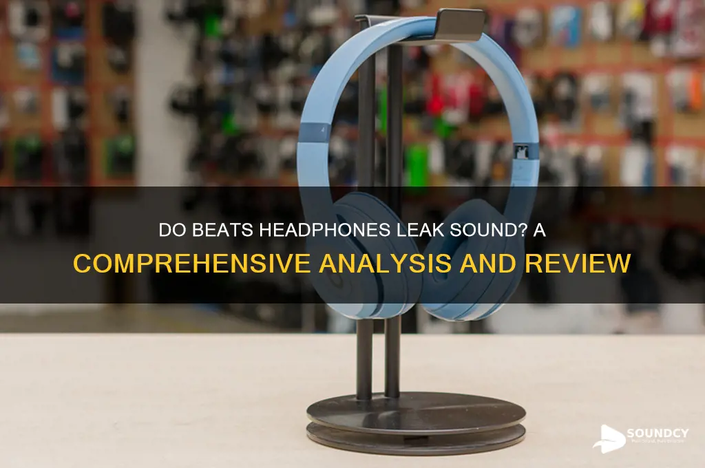 does beats headphones leak sound