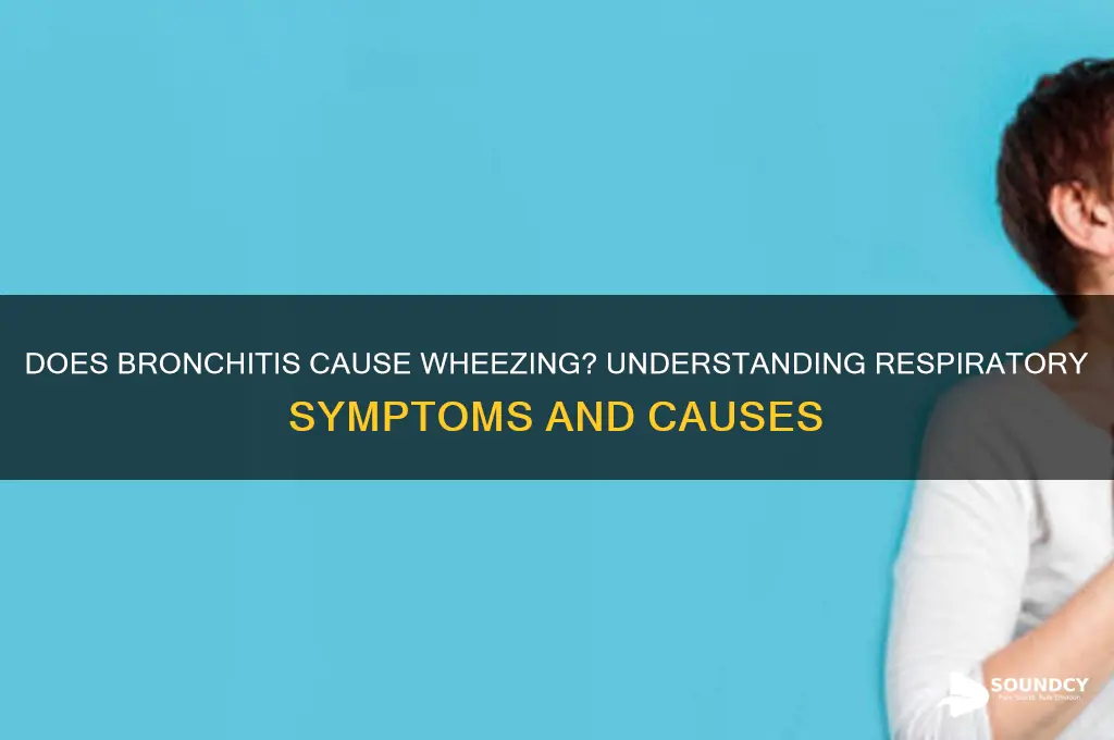 does bronchitis cause wheezing sounds