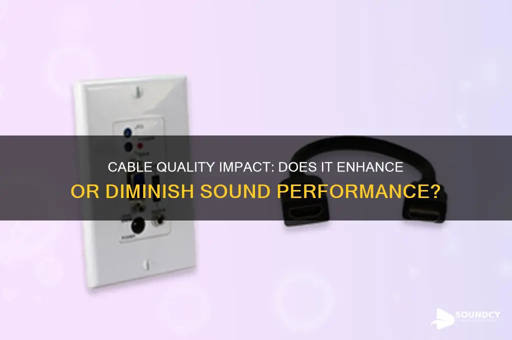 does cable affect sound quality