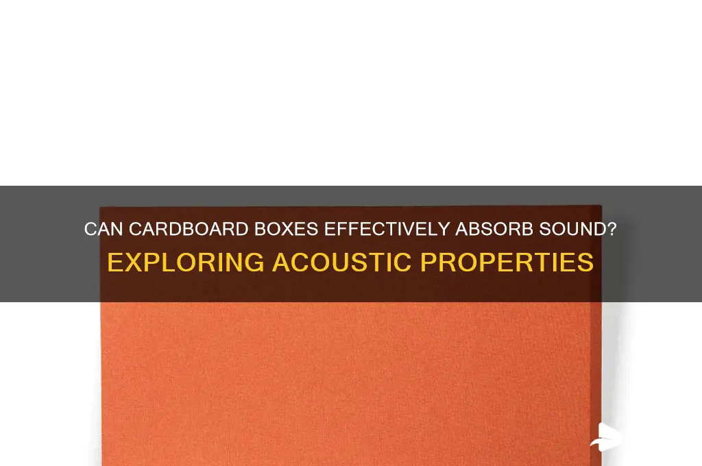 does cardboard box absorb sound