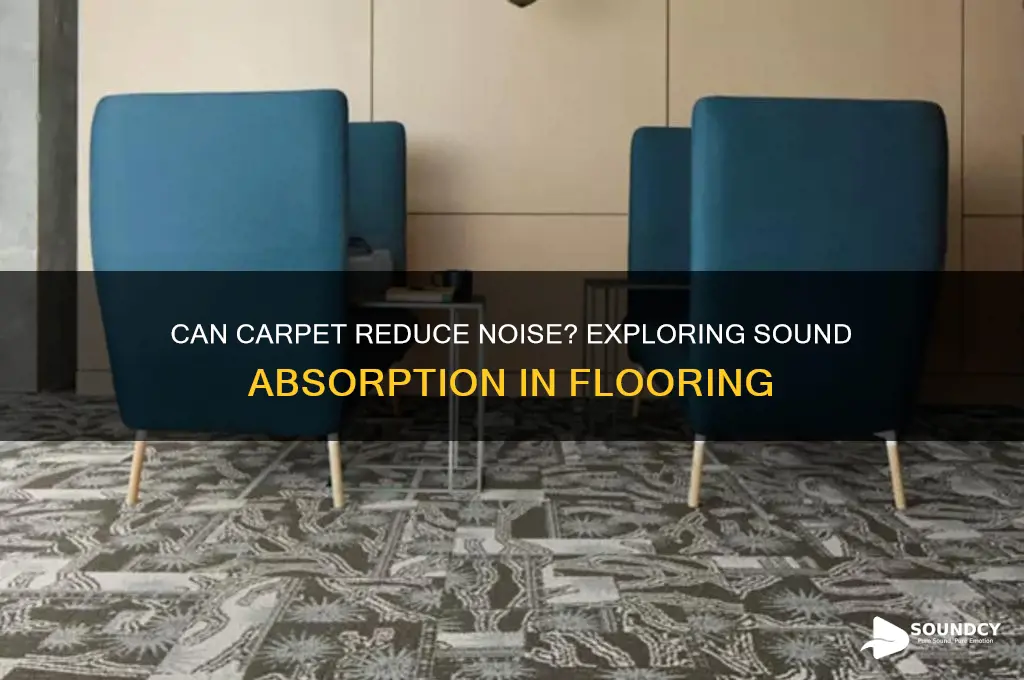 does carpet help absorb sound