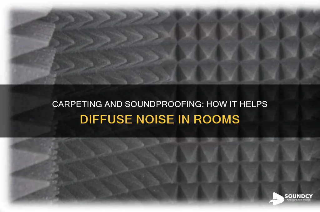 does carpeting help diffuse sound