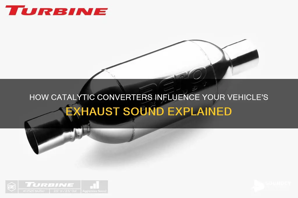 does catalytic converter affect sound