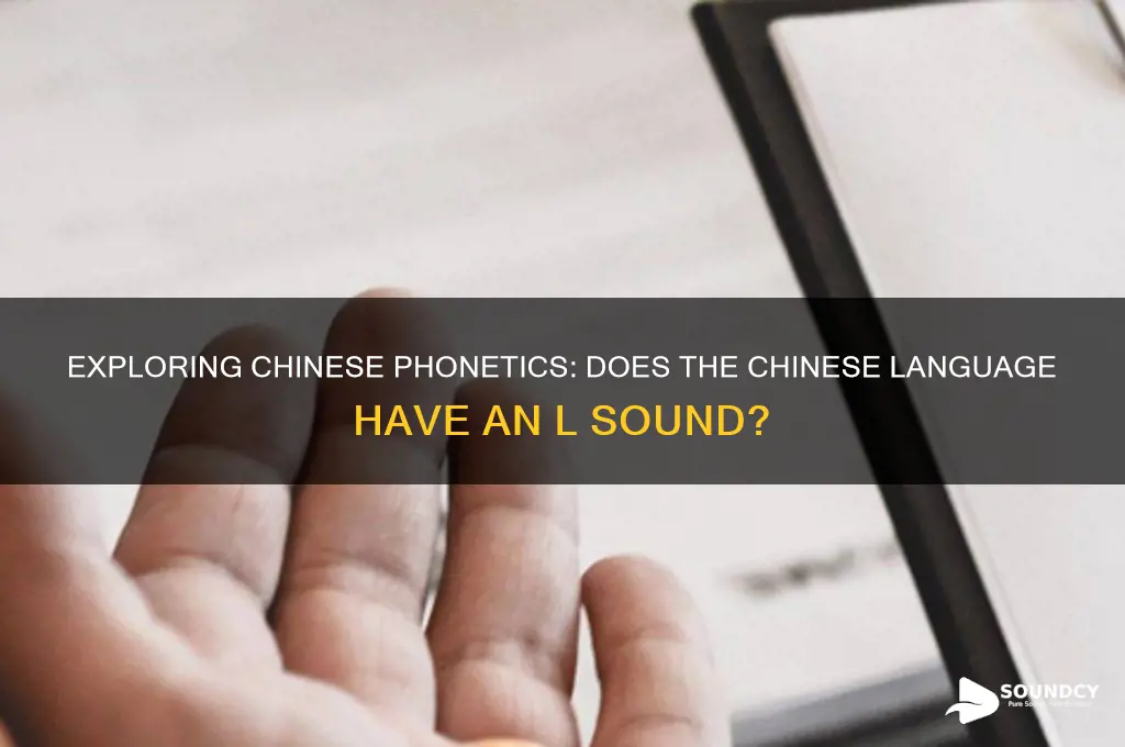 does chinese have l sound