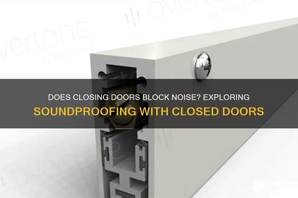 does closing door prevent sound