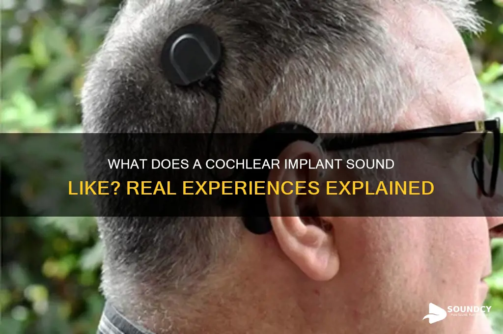 does cochlear implant sound like