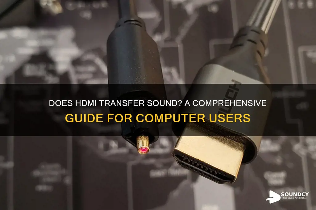 does computer hdmi transfer sound