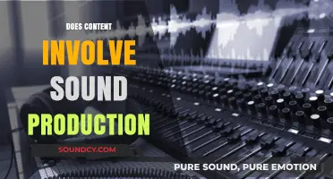 Exploring the Role of Sound Production in Content Creation