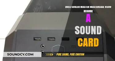 Does the Cooler Master MasterCase H500 Need a Sound Card?