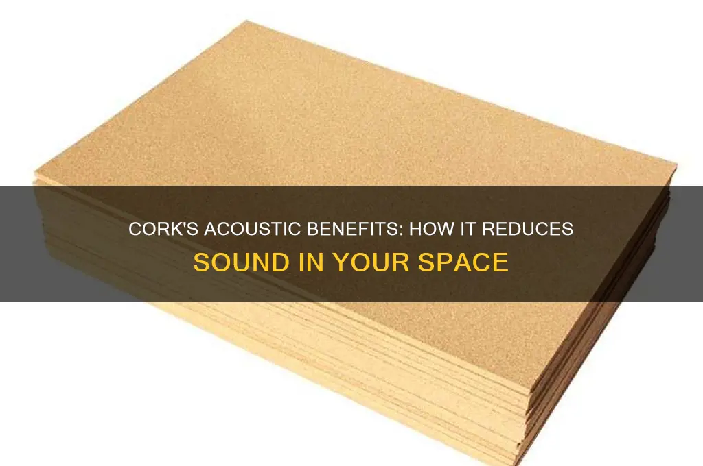 does cork help reduce sound