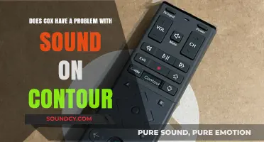 Cox Contour Sound Issues: Troubleshooting Audio Problems on Your TV