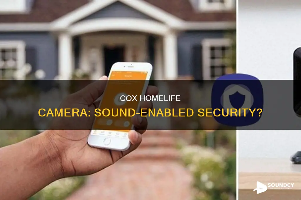 does cox homelife camera have sound