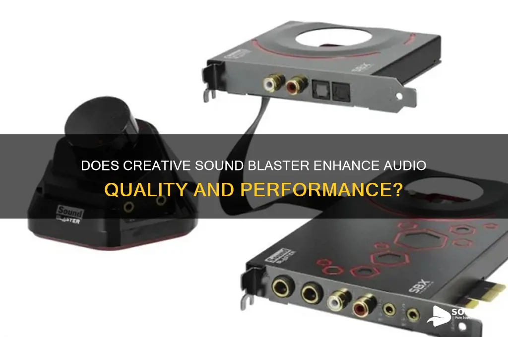 does creative sound blaster help