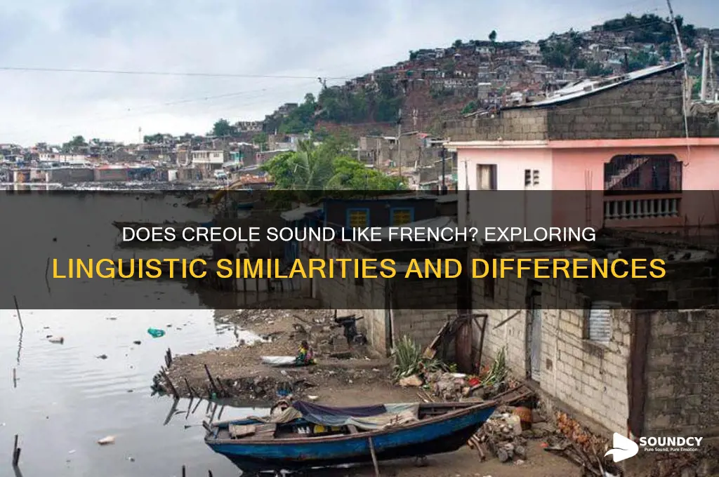 does creole sound like french