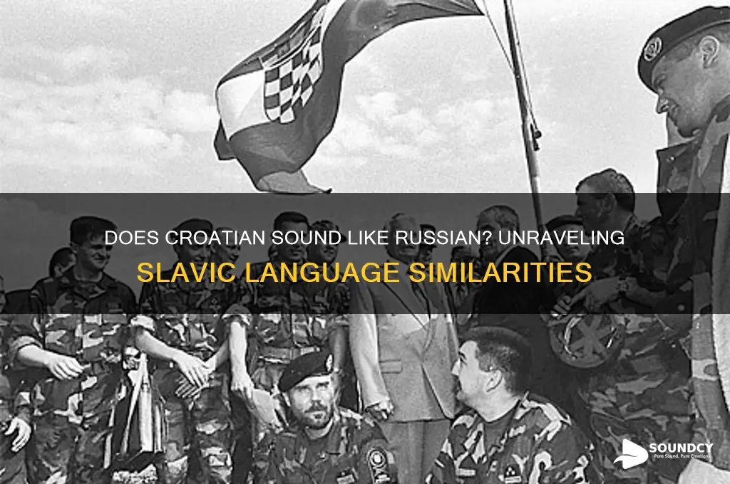 does croatian sound like russian
