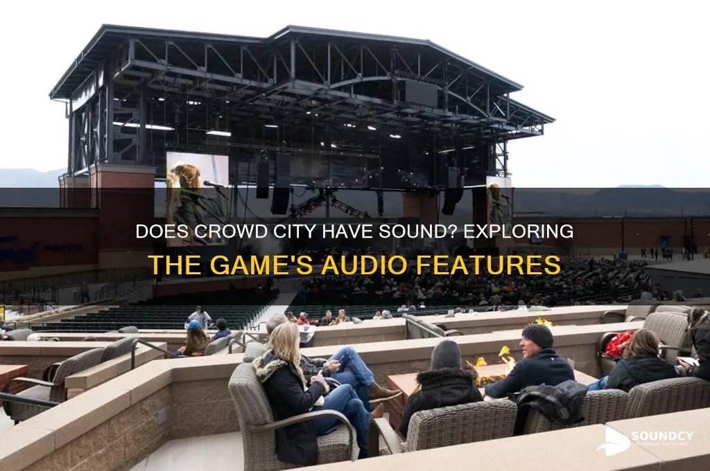 does crowd city have sound