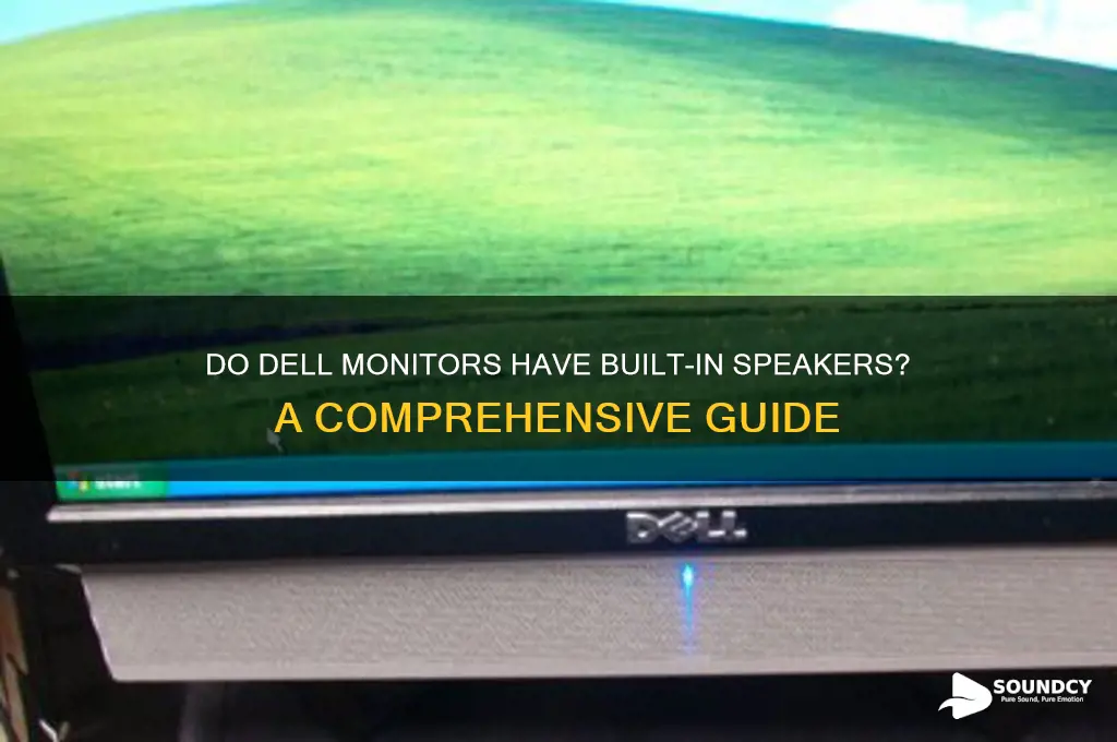 does dell monitor have sound