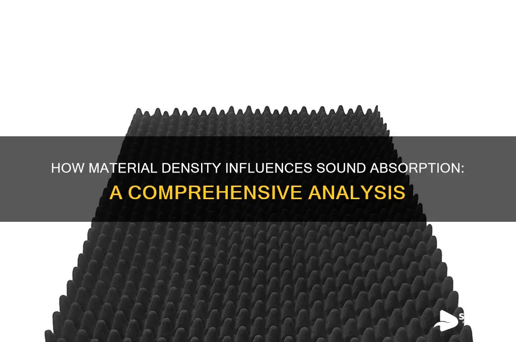 does density affect sound absorption
