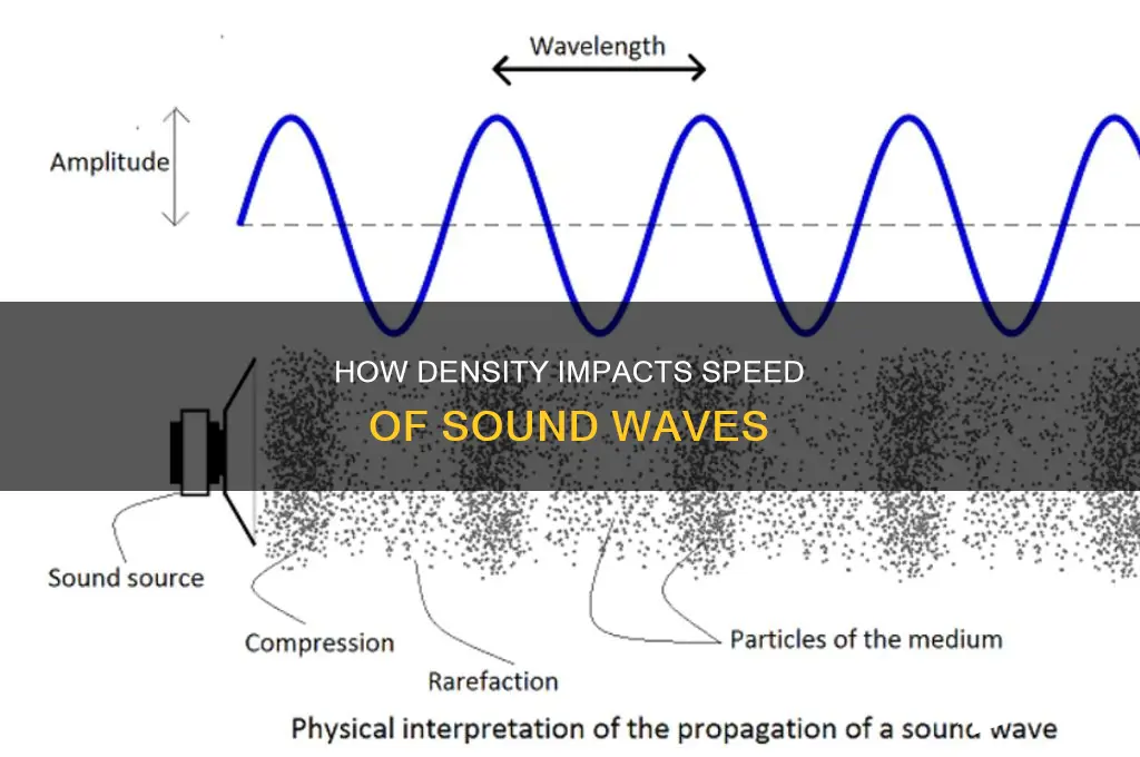 does density affect speed of sound