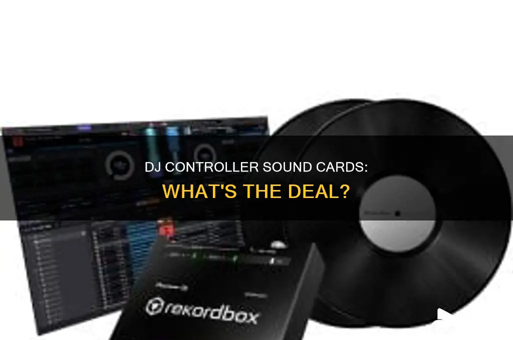 does dj controller have sound card