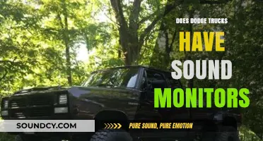 Dodge Truck's Sound Monitor System: What You Need to Know