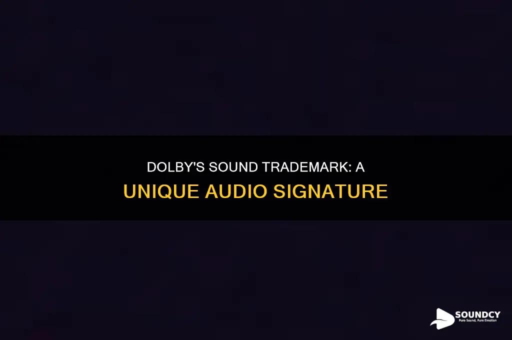 does dolby have a sound trademark