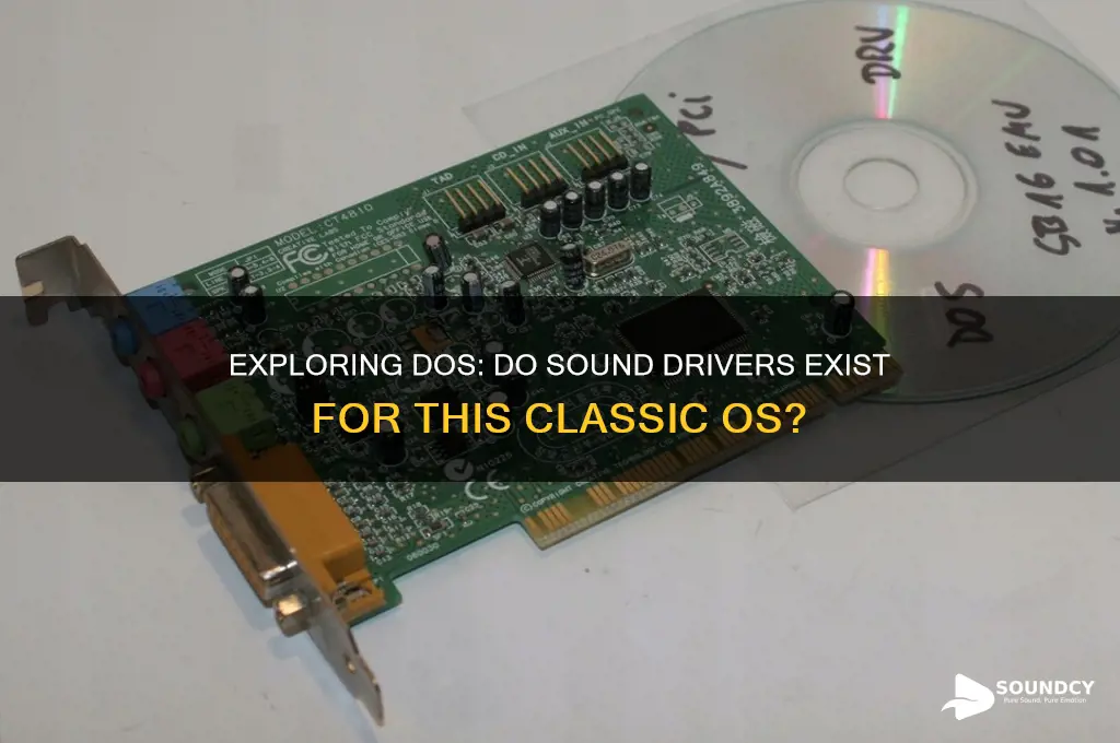 does dos have sound drivers