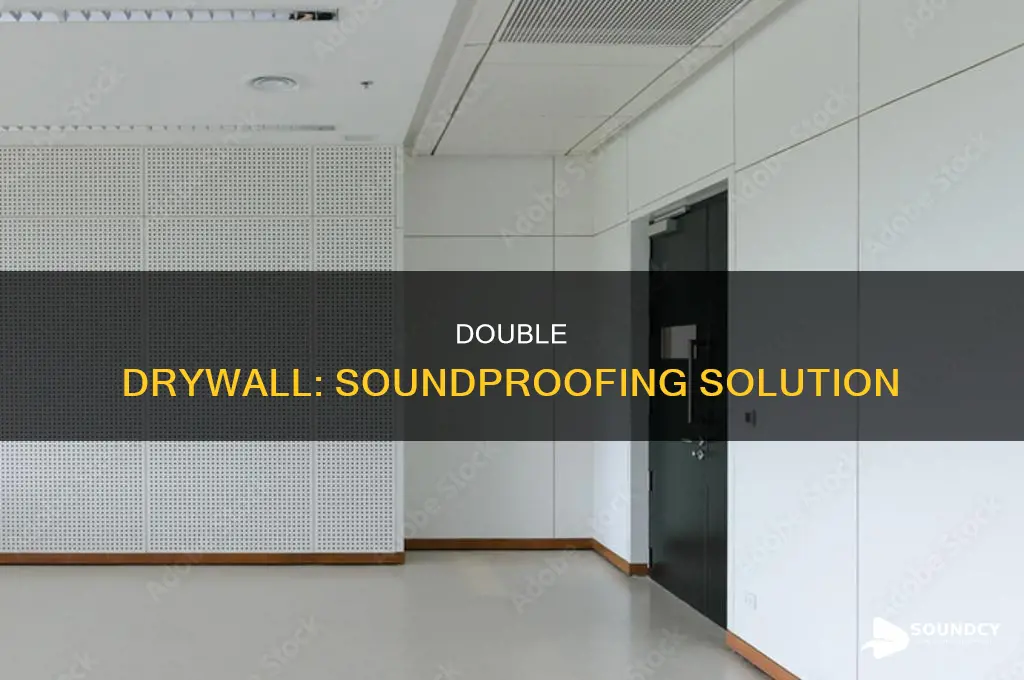 does double drywall help with sound