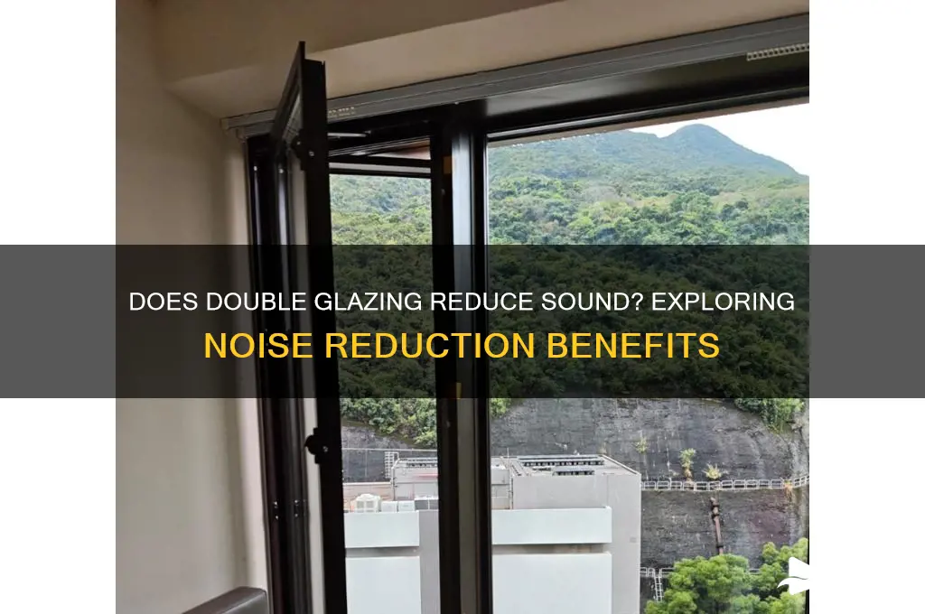 does double glazing reduce sound