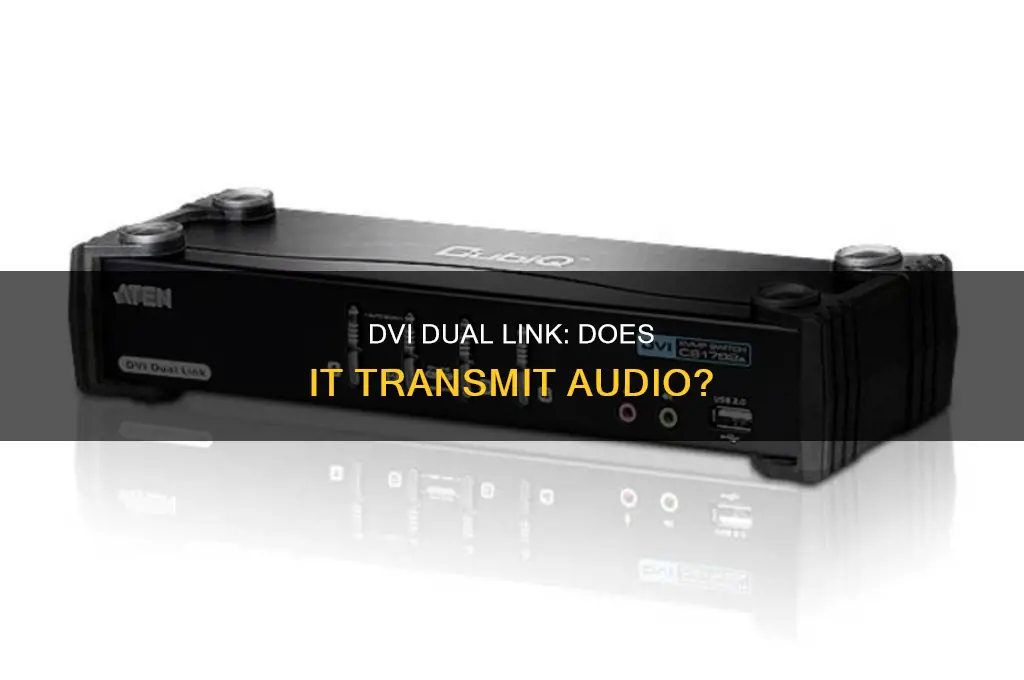 does dual link dvi carry sound