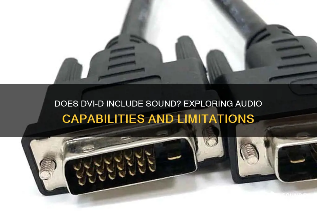 does dvi d include sound