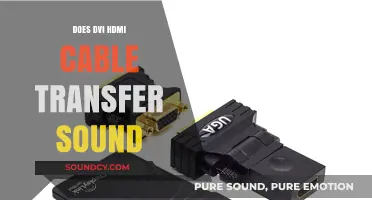 DVI-HDMI Cable: Can It Transfer Audio?