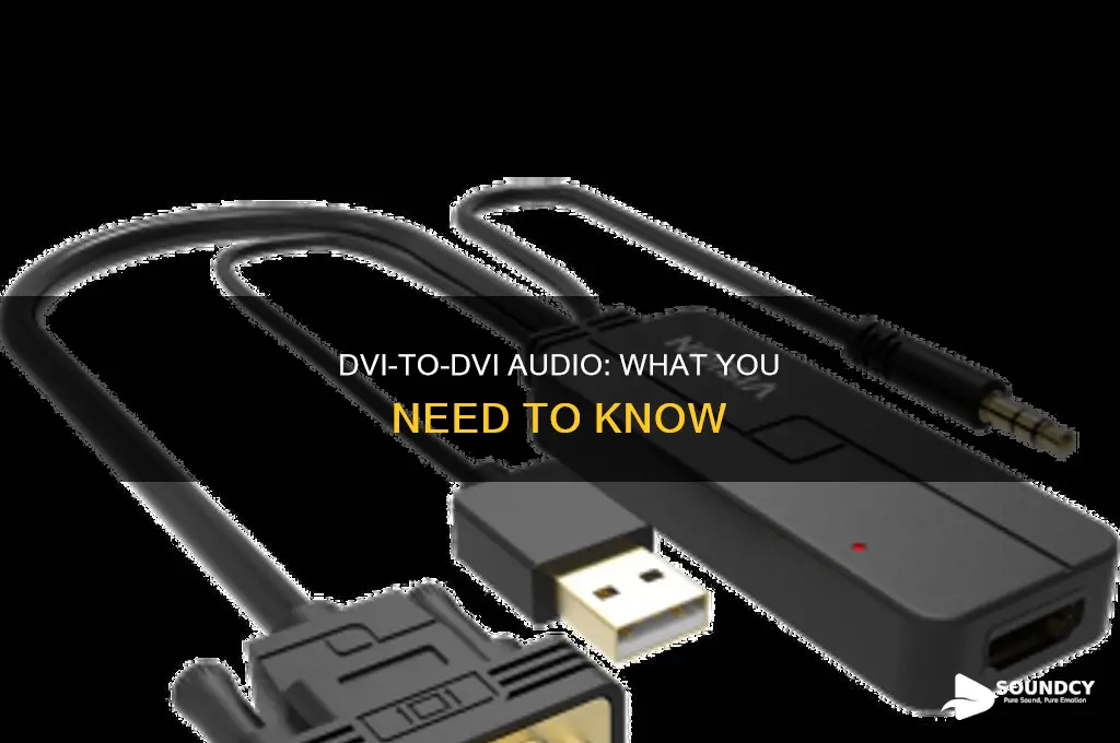 does dvi to dvi carry sound